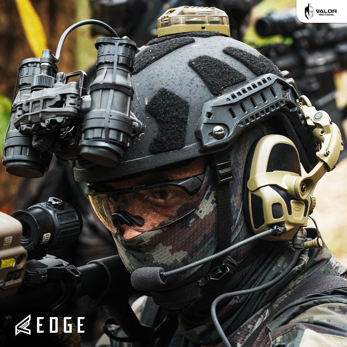 Edge Eyewear - Arc Light Shooting Glasses with Vapor Shield Anti-Fog Lens