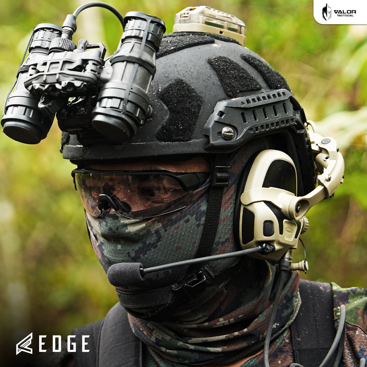 Edge Eyewear - Arc Light Shooting Glasses with Vapor Shield Anti-Fog Lens