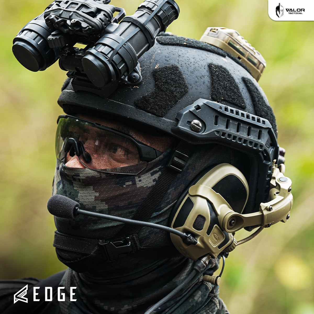 Edge Eyewear - Arc Light Shooting Glasses with Vapor Shield Anti-Fog Lens
