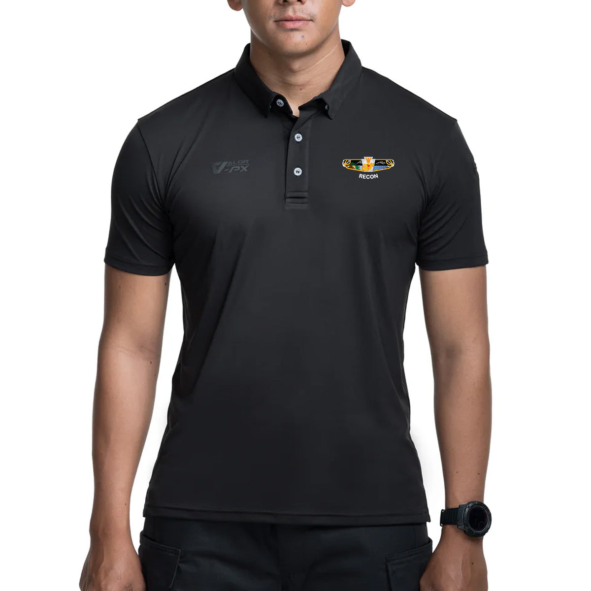 VALOR PX Free logo screen printing - Internal unit Recon [Polo shirt]