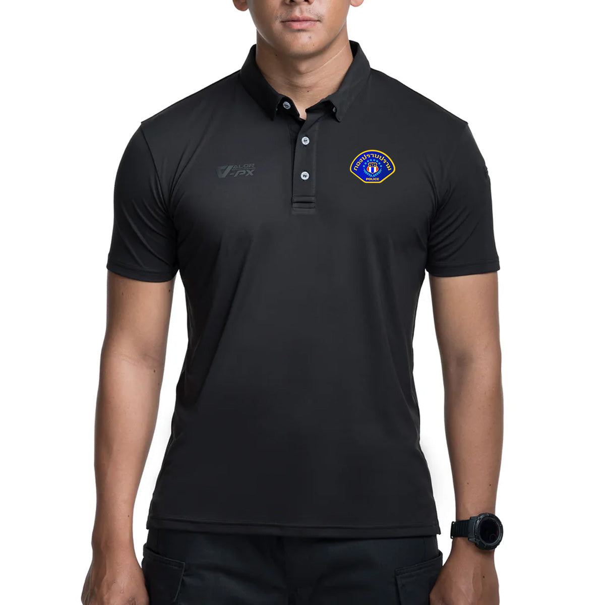 VALOR PX Free logo screen printing - Internal agency, Crime Suppression Division [Polo shirt]