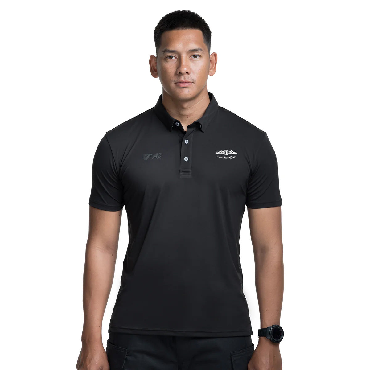 เสื้อโปโล VALOR PX – เสื้อโปโล หน่วยบัญชาการสงครามพิเศษทางเรือ (SEAL) [สกรีนโลโก้หน่วยงาน  I  ฟรี Logo ภาษาไทย] เสื้อหน่วยงานราชการ