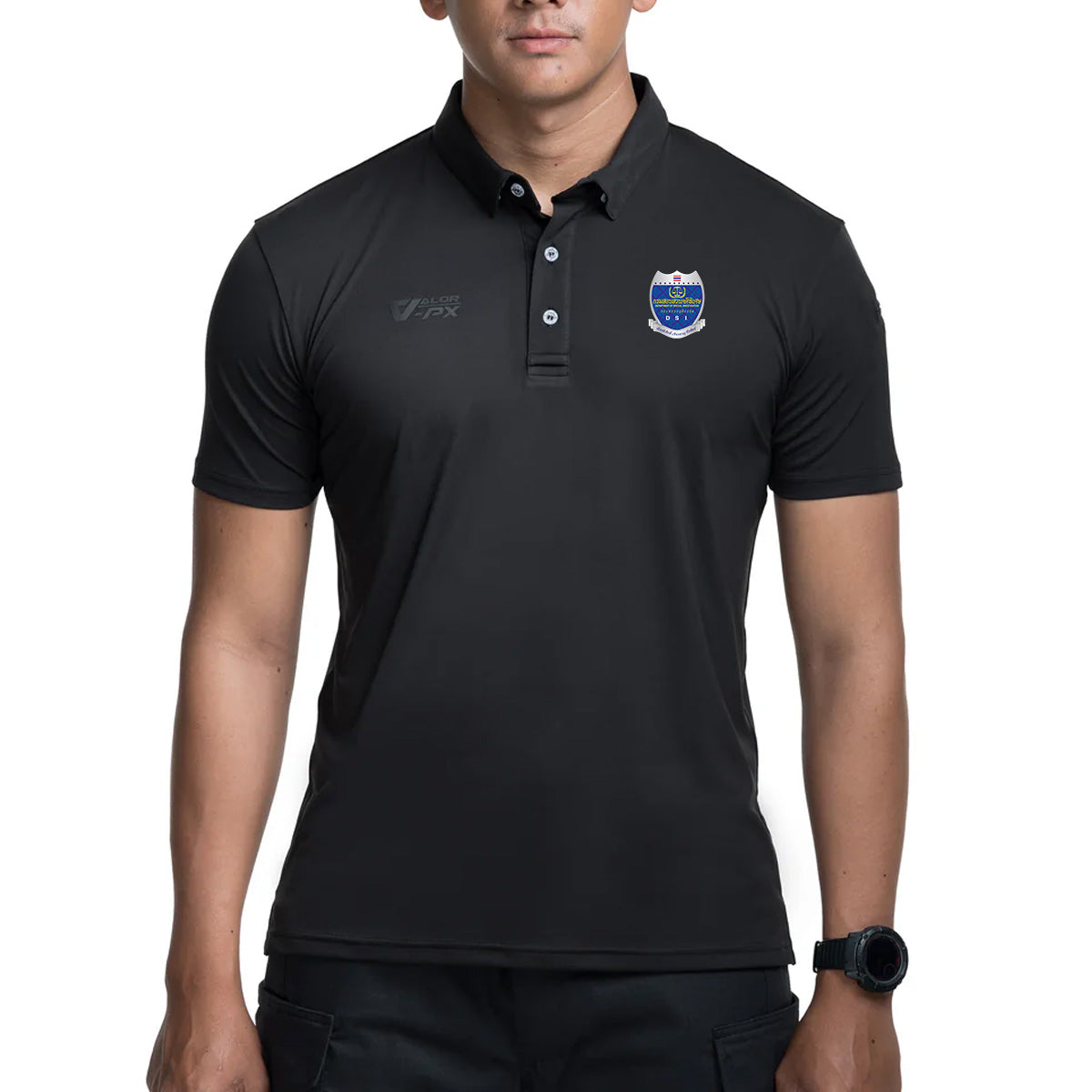 VALOR PX Free logo screen printing - Internal agency, Department of Special Investigation [Polo shirt]
