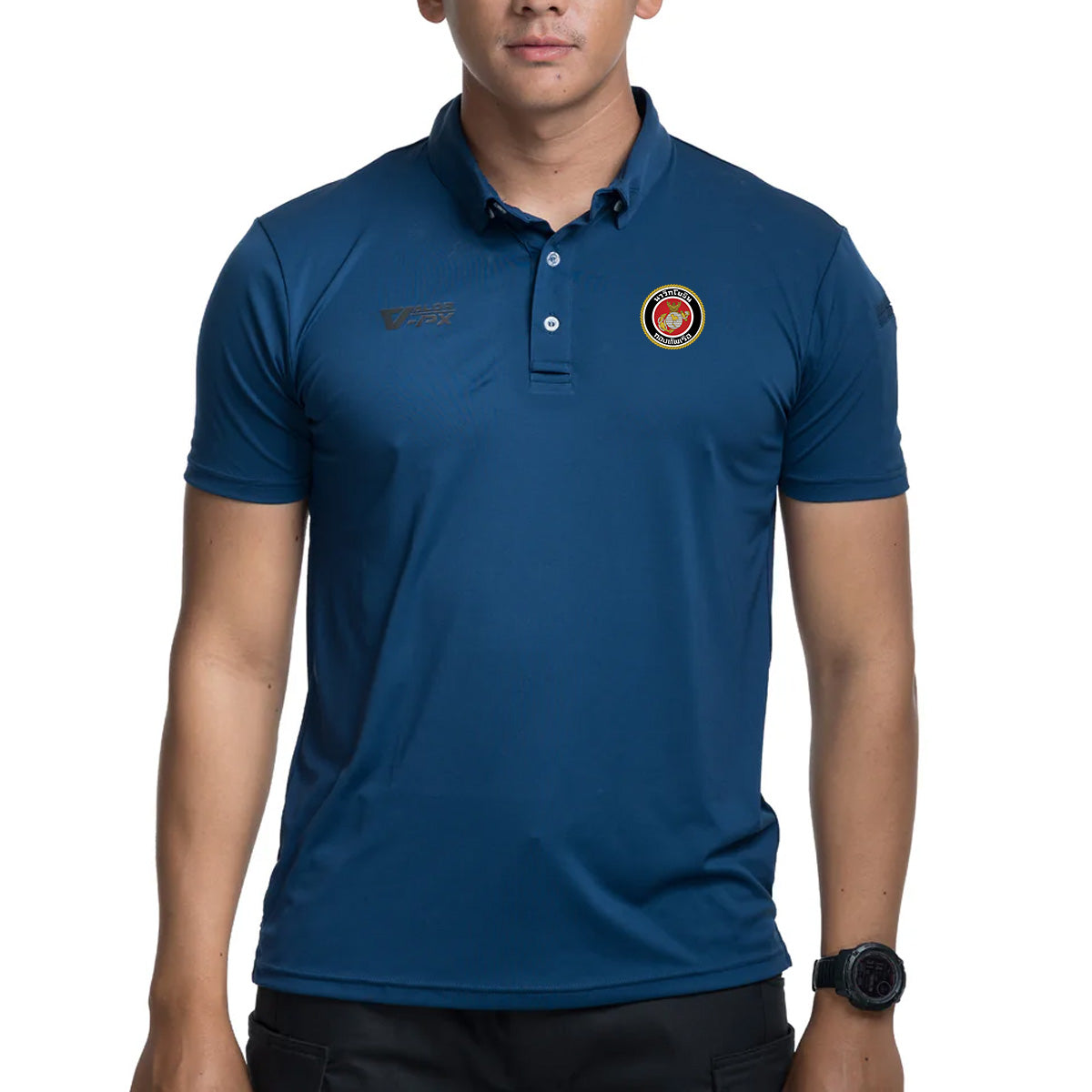 VALOR PX – เสื้อโปโล หน่วยบัญชาการนาวิกโยธิน (นย.) [สกรีนโลโก้หน่วยงาน ฟรี]