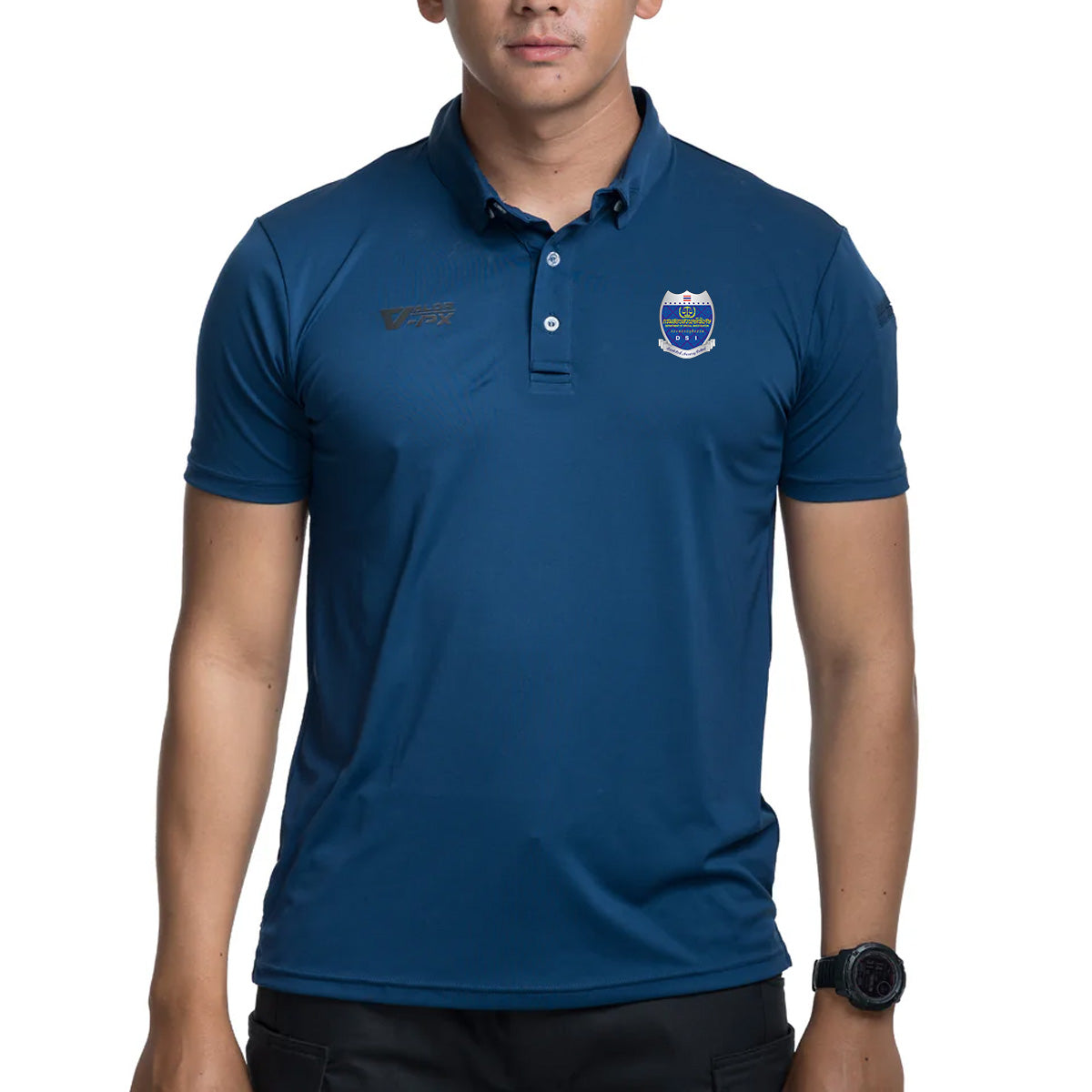 VALOR PX Free logo screen printing - Internal agency, Department of Special Investigation [Polo shirt]
