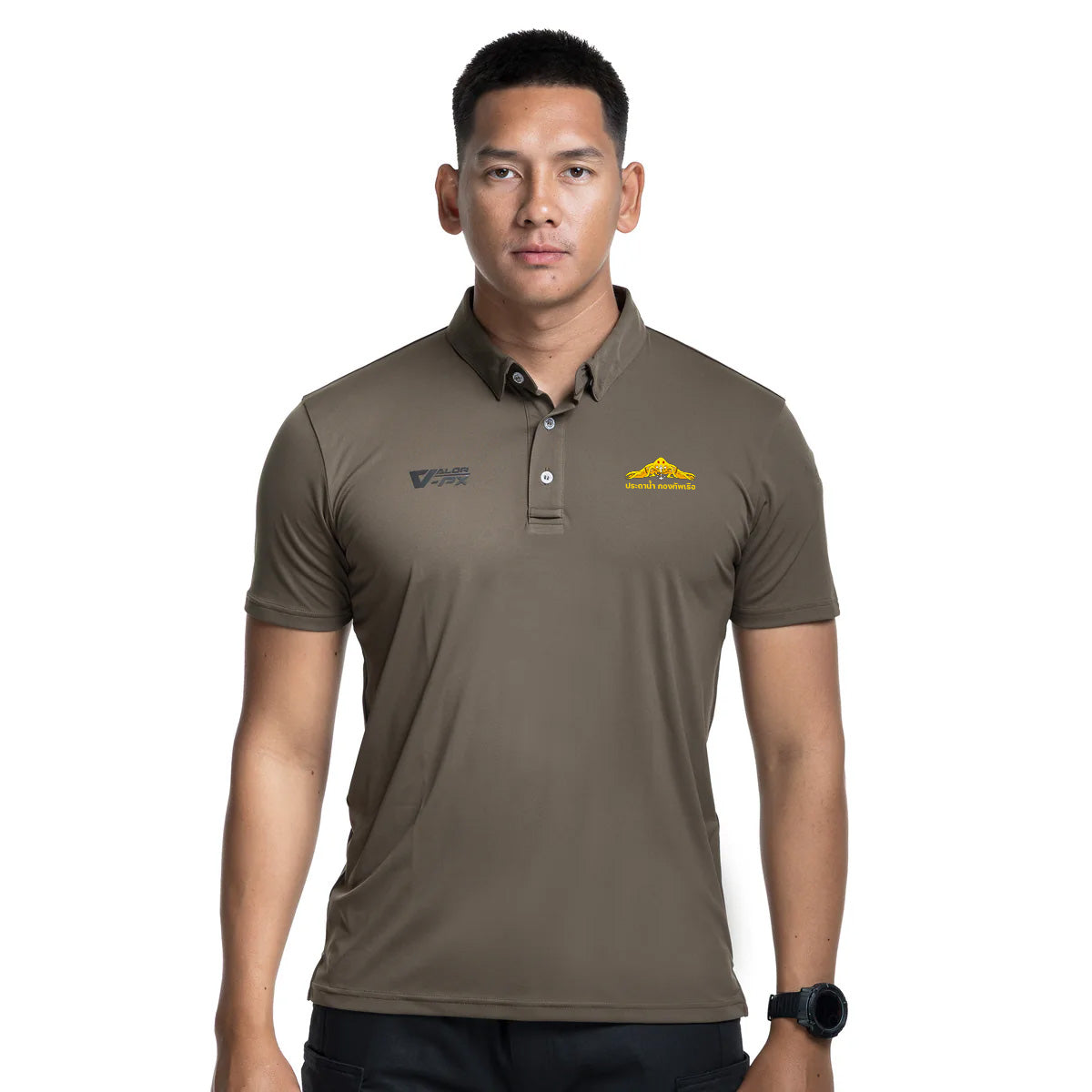 VALOR PX – เสื้อโปโล หน่วยประดาน้ำ กองทัพเรือ [สกรีนโลโก้หน่วยงาน ฟรี]