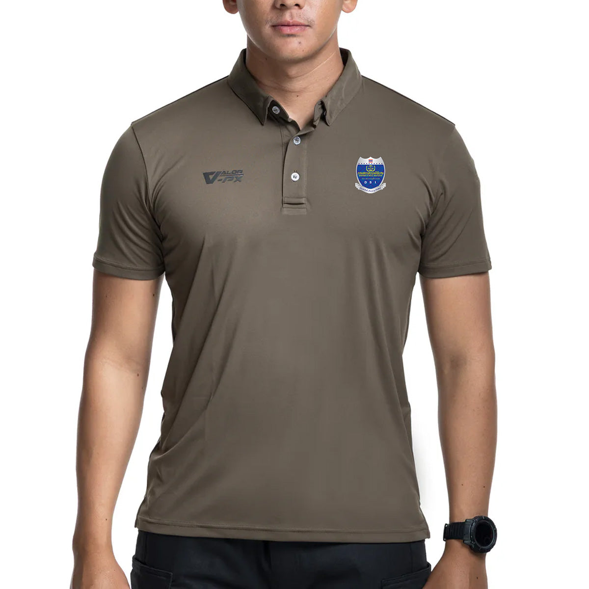 VALOR PX Free logo screen printing - Internal agency, Department of Special Investigation [Polo shirt]