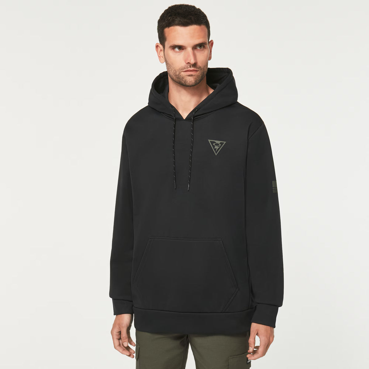 OAKLEY SI เสื้อยืดแขนยาว มีฮูด SI Tab Hoodie Shadow เสื้อยืดของแท้ นำเข้าถูกต้อง จาก VALOR PX 