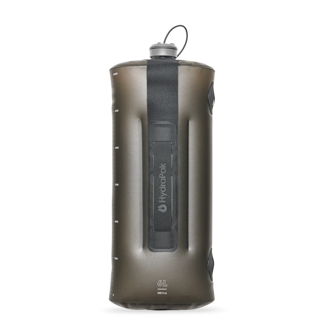 Hydrapak - 6L Seeker - Mammoth Grey; Collapsible Water Container