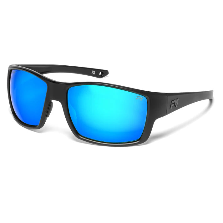 fast-metal แว่นรุ่น Halibut-blue-mirror มาตรฐาน กันสะเก็ดได้ 