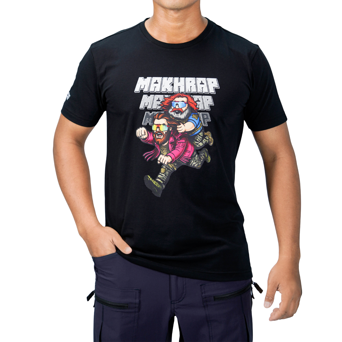 เสื้อยืดสกรีนลาย VALOR PX - MAKHRAP T-Shirt เสื้อใส่เที่ยว ลายกราฟิก