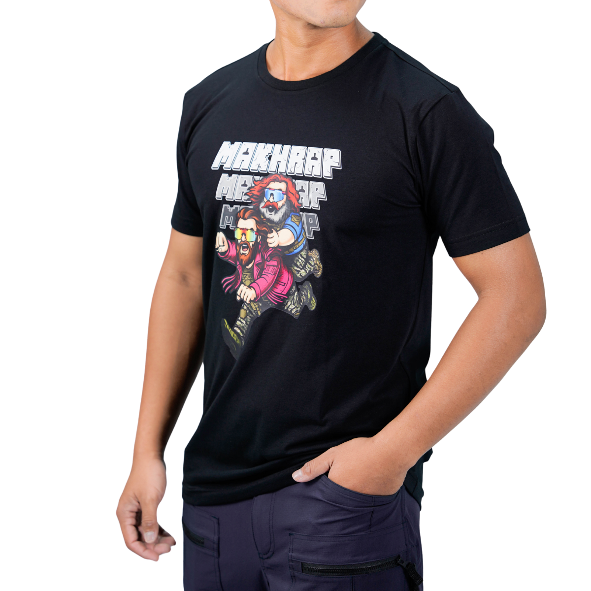 เสื้อยืดสกรีนลาย VALOR PX - MAKHRAP T-Shirt เสื้อใส่เที่ยว ลายกราฟิก