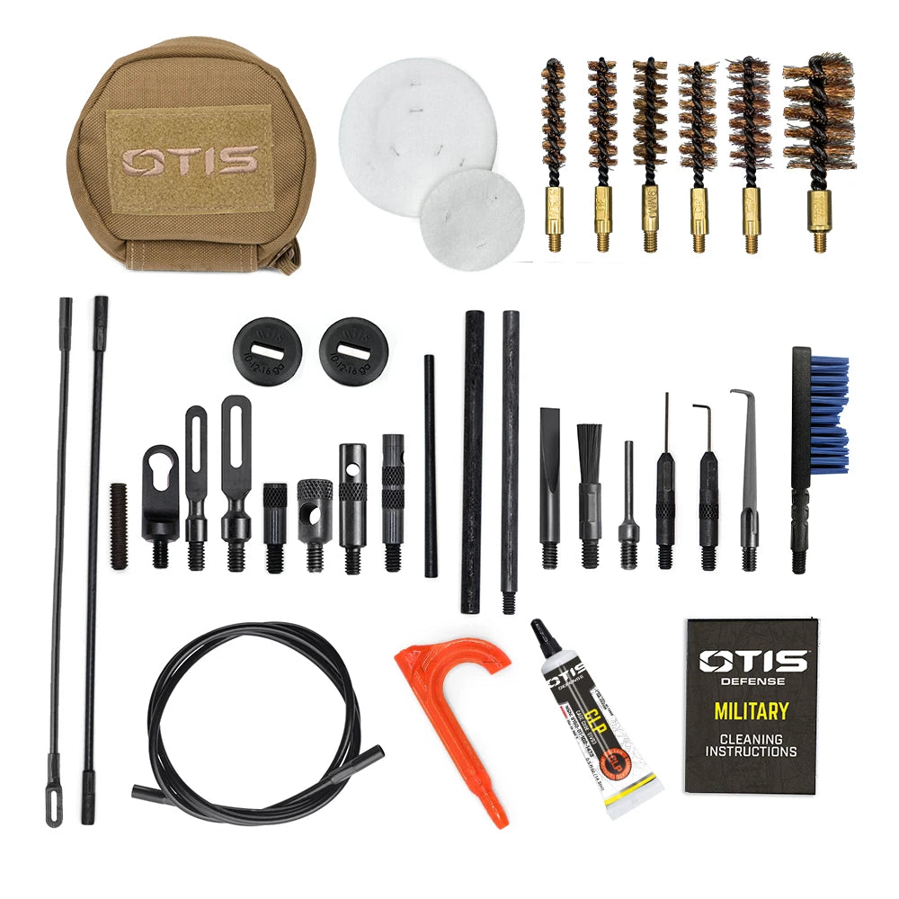 OTIS - DELUXE MILITARY CLEANING KIT (for9mm/.45/12GA/5.56/7.62)