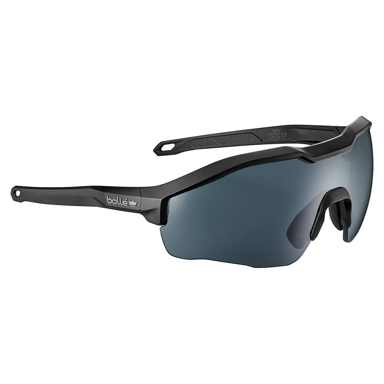 Bolle Safety แว่นตา MY6 BSSI Eyeshields แว่นตากันฝ้า 100% มาตรฐานทหาร กันสะเก็ดรอบทิศทาง 