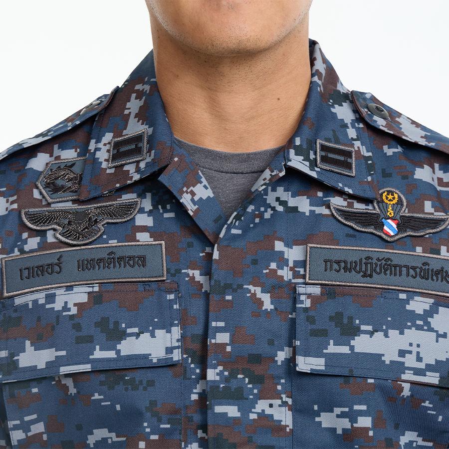 เสื้อทหาร VALOR PX - Native BDU Shirt เสื้อชุดฝึกลายพราง ทหารอากาศ RTAF