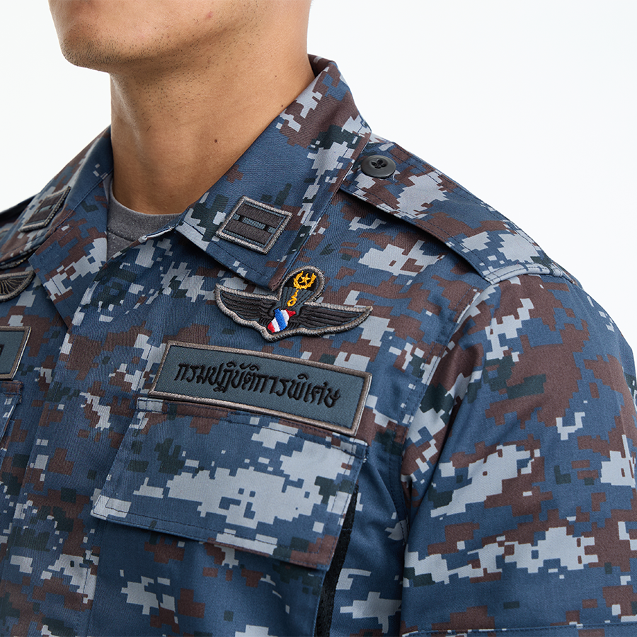 เสื้อทหาร VALOR PX - Native BDU Shirt เสื้อชุดฝึกลายพราง ทหารอากาศ RTAF