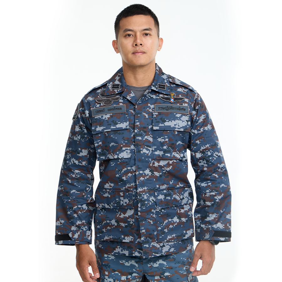 เสื้อทหาร VALOR PX - Native BDU Shirt เสื้อชุดฝึกลายพราง ทหารอากาศ RTAF