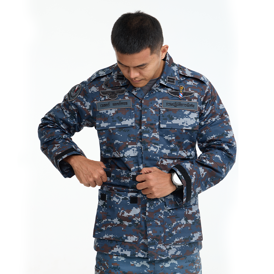 เสื้อทหาร VALOR PX - Native BDU Shirt เสื้อชุดฝึกลายพราง ทหารอากาศ RTAF