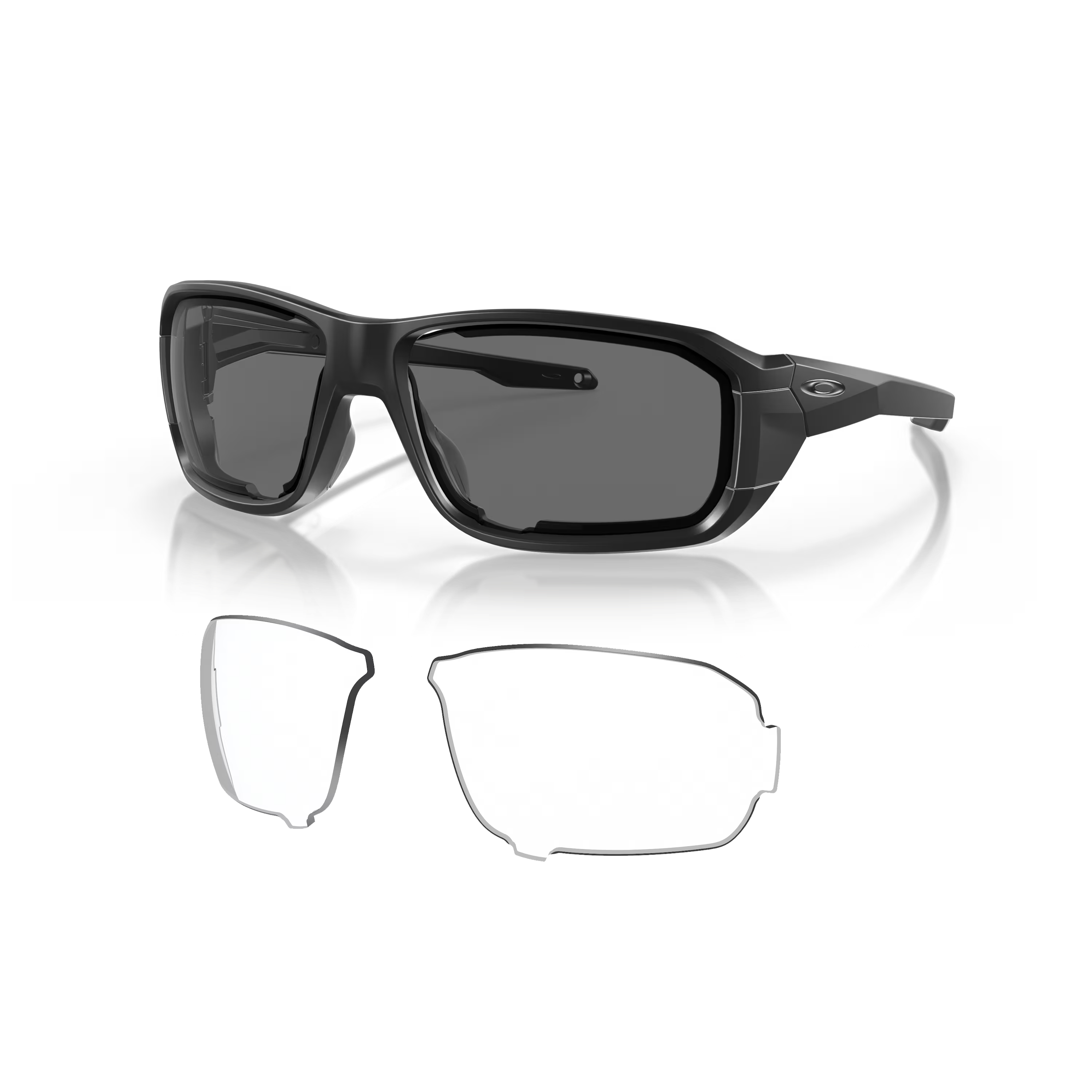 OAKLEY SI แว่นตารุ่น SI Ballistic HNBL [Multi Lenses Grey & Clear] มาตรฐานแว่นกันละเก็ด