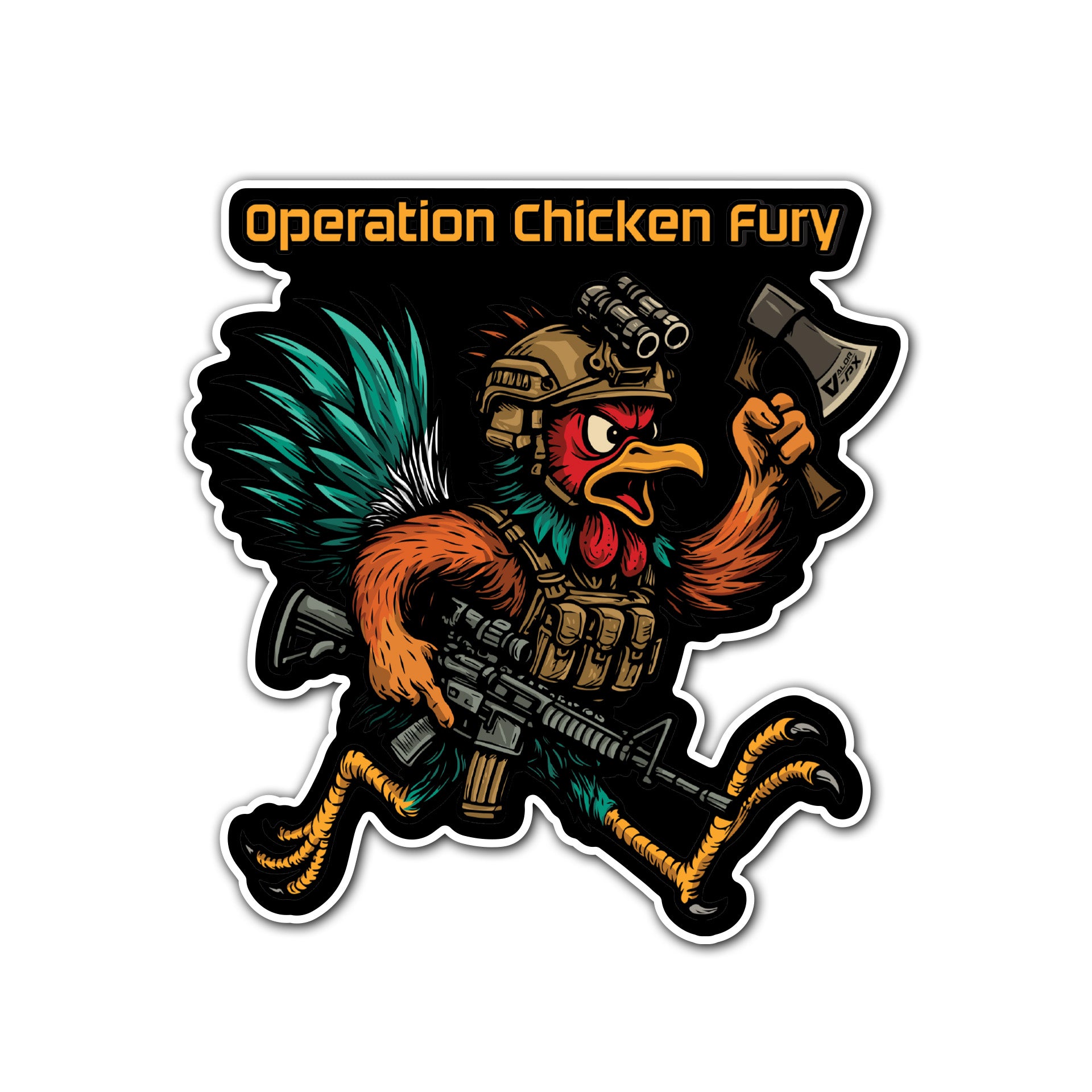 สติกเกอร์ VALOR PX - Tactical Stickers สติกเกอร์ลายกราฟิก