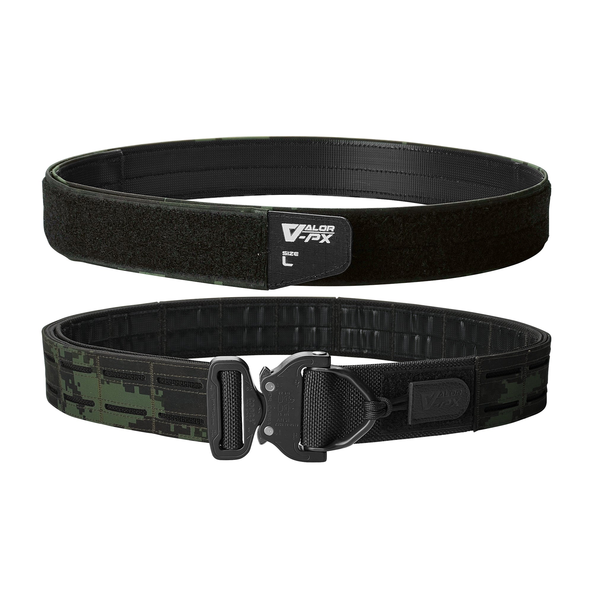 เข็มขัดยุทธวิธี VALOR PX - Operator Belt With Cobra D-Ring เข็มขัดสนาม เข็มขัดทหาร