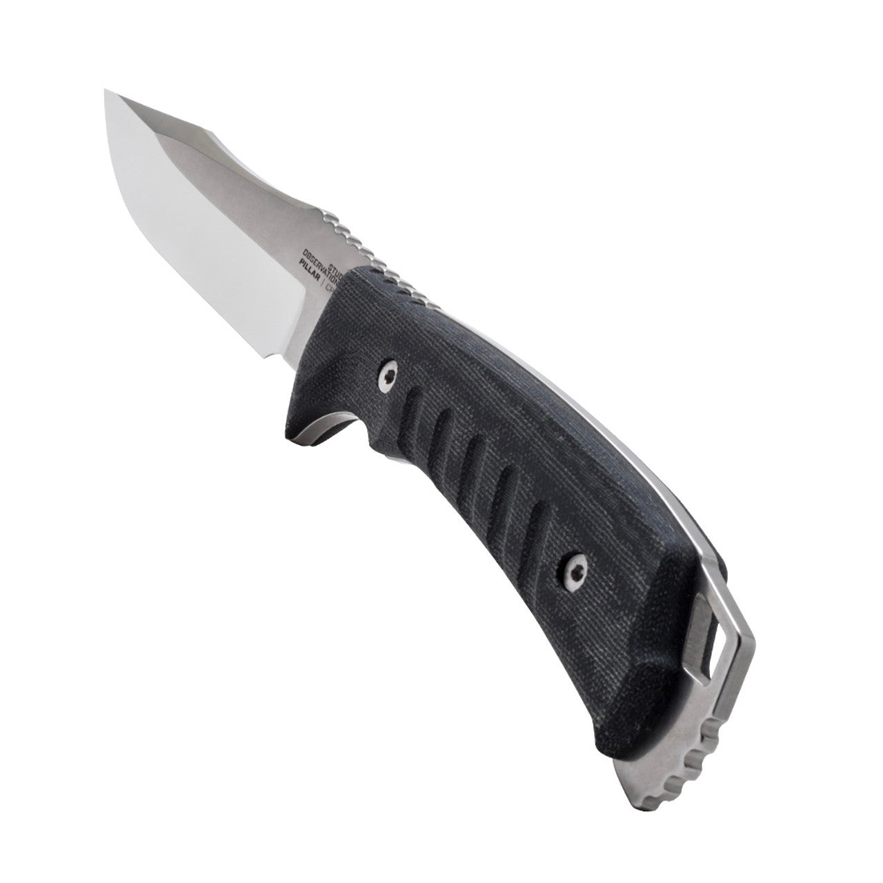 SOG PILLAR - Stonewashed, Outdoor Use Fixed Blade Knife