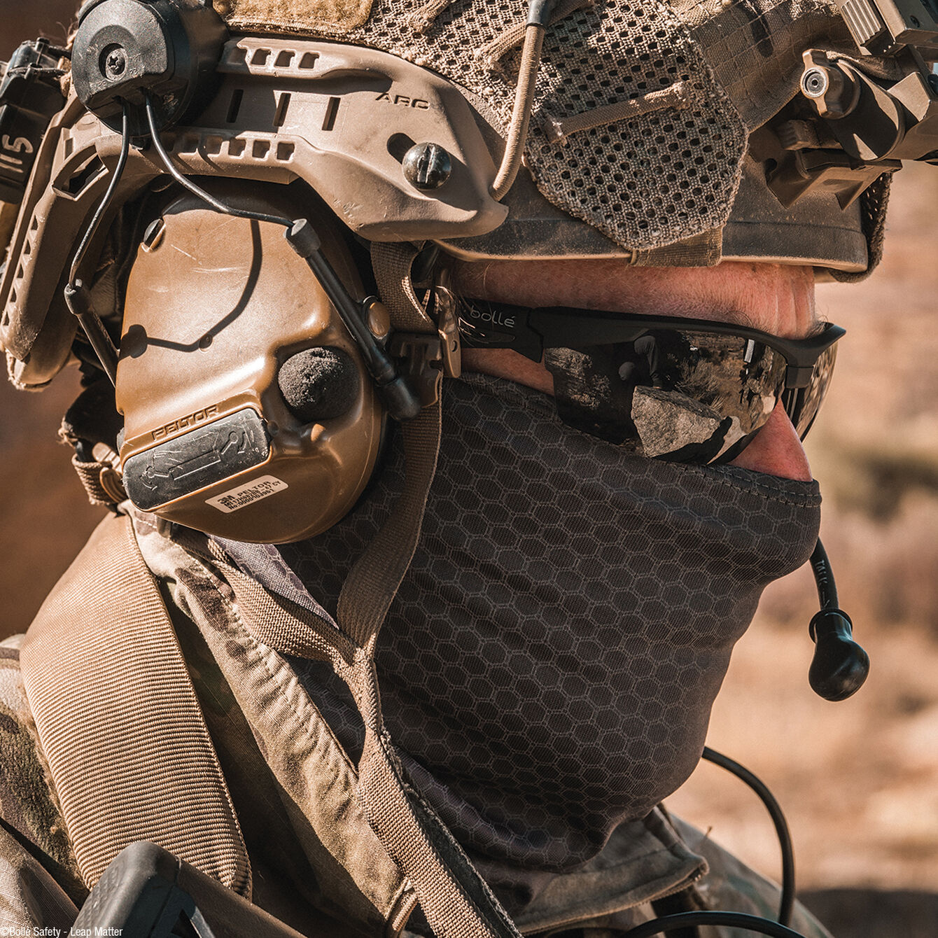 Bolle Safety แว่นตากันฝ้า นิรภัยสำหรับทหาร รุ่น  TRYON SPECTACLES