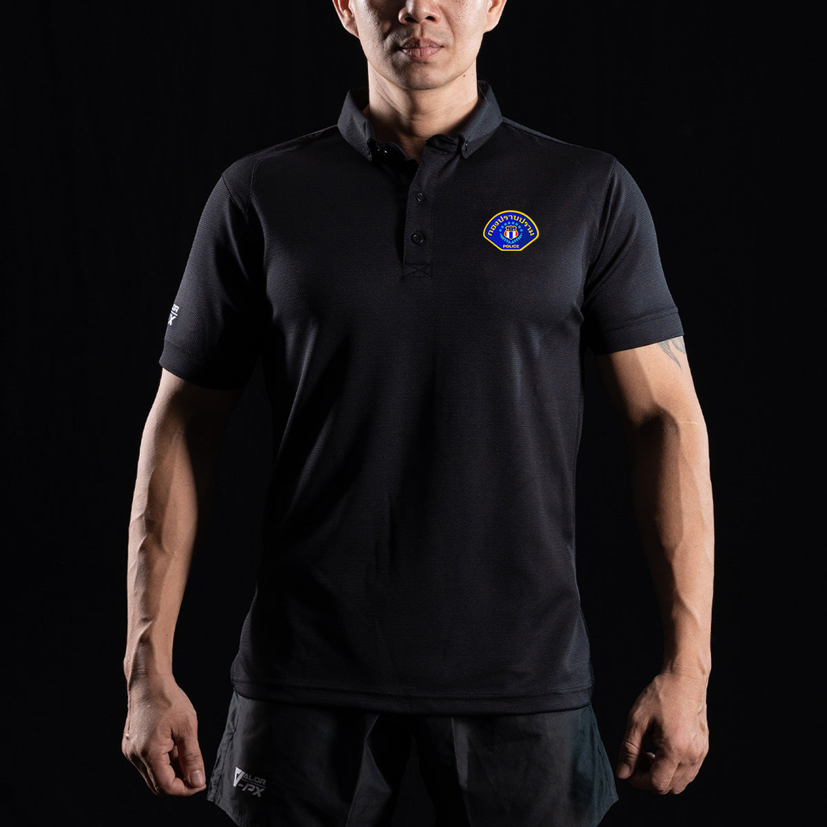 (สกรีนโลโก้ฟรี) หน่วยงานภายใน กองปราบปราม Valor PX เสื้อโปโล Polo Shirt