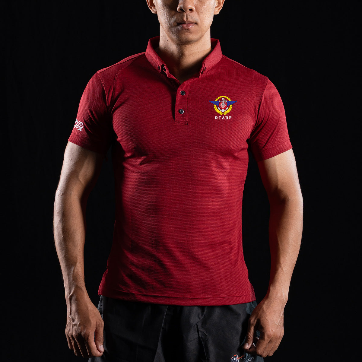 (สกรีนโลโก้ฟรี) หน่วยงานภายใน กองบัญชาการกองทัพไทย Ver.English Valor PX เสื้อโปโล Polo Shirt