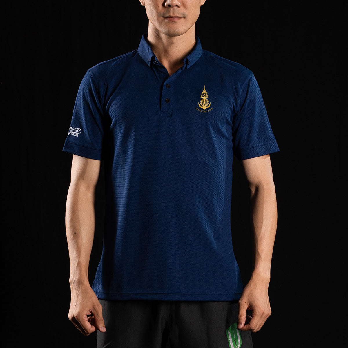 (สกรีนโลโก้ฟรี) หน่วยงานภายใน กองทัพเรือ Valor PX เสื้อโปโล Polo Shirt