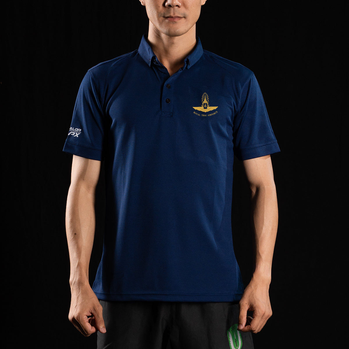 (สกรีนโลโก้ฟรี) หน่วยงานภายใน กองทัพอากาศ Valor PX เสื้อโปโล Polo Shirt