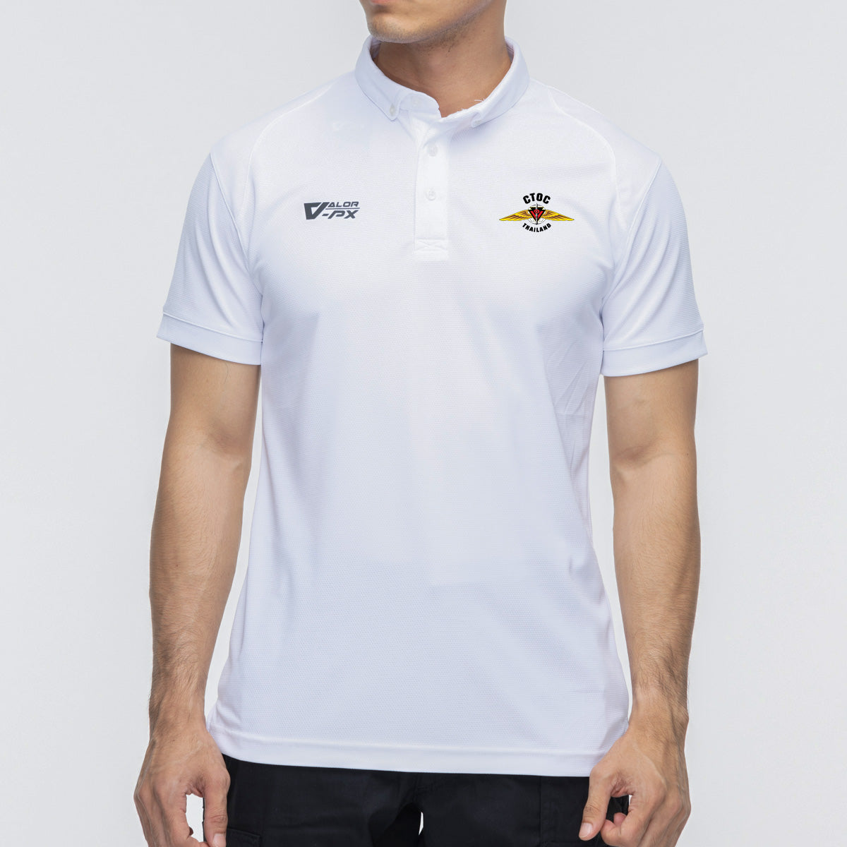 (สกรีนโลโก้ฟรี) หน่วยงานภายใน หน่วยต่อต้านการก่อการร้ายสากล Valor PX เสื้อโปโล Polo Shirt