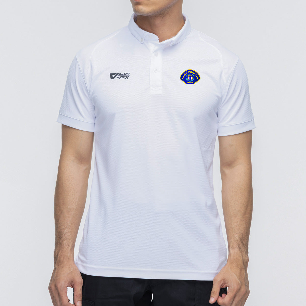 (สกรีนโลโก้ฟรี) หน่วยงานภายใน กองปราบปราม Valor PX เสื้อโปโล Polo Shirt