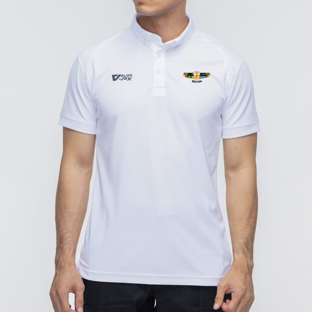 (สกรีนโลโก้ฟรี) หน่วยงานภายใน รีคอน Valor PX เสื้อโปโล Polo Shirt