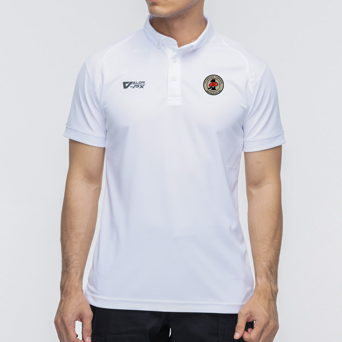 (สกรีนโลโก้ฟรี) หน่วยงานภายใน กรม รพศ 1 Valor PX เสื้อโปโล Polo Shirt