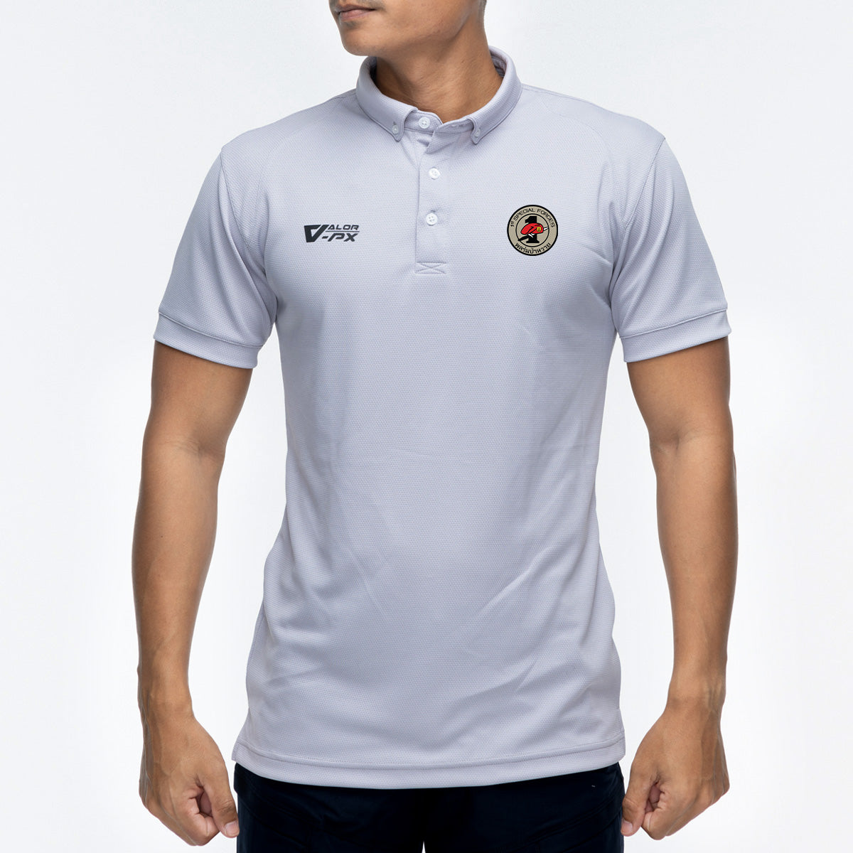 (สกรีนโลโก้ฟรี) หน่วยงานภายใน กรม รพศ 1 Valor PX เสื้อโปโล Polo Shirt