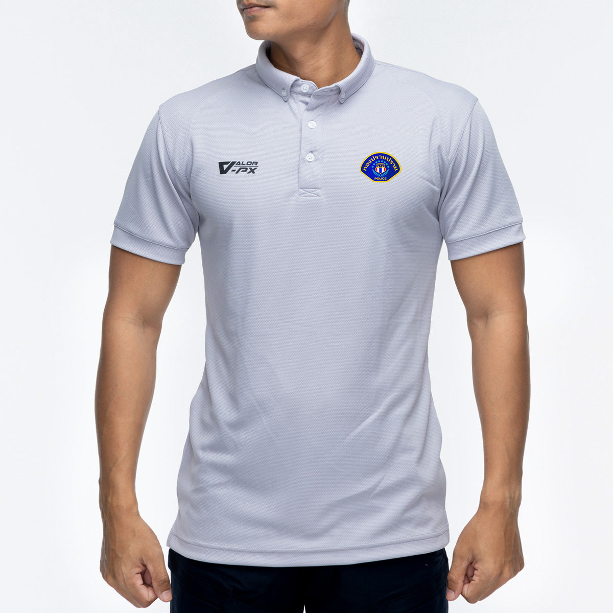 (สกรีนโลโก้ฟรี) หน่วยงานภายใน กองปราบปราม Valor PX เสื้อโปโล Polo Shirt