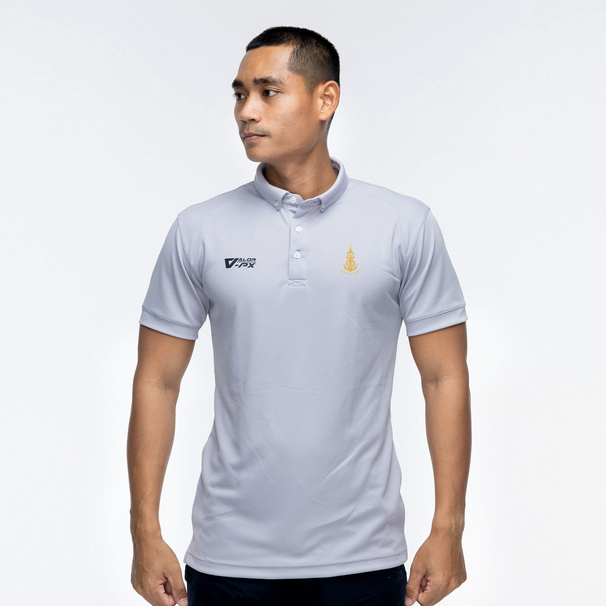 VALOR PX Free logo screen printing - Internal unit, Navy [Polo shirt]