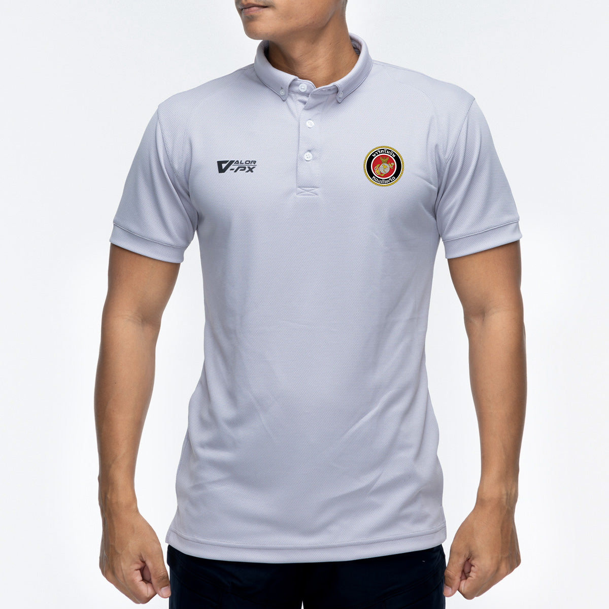 (สกรีนโลโก้ฟรี) หน่วยงานภายใน นาวิกโยธินกองทัพเรือ Valor PX เสื้อโปโล Polo Shirt