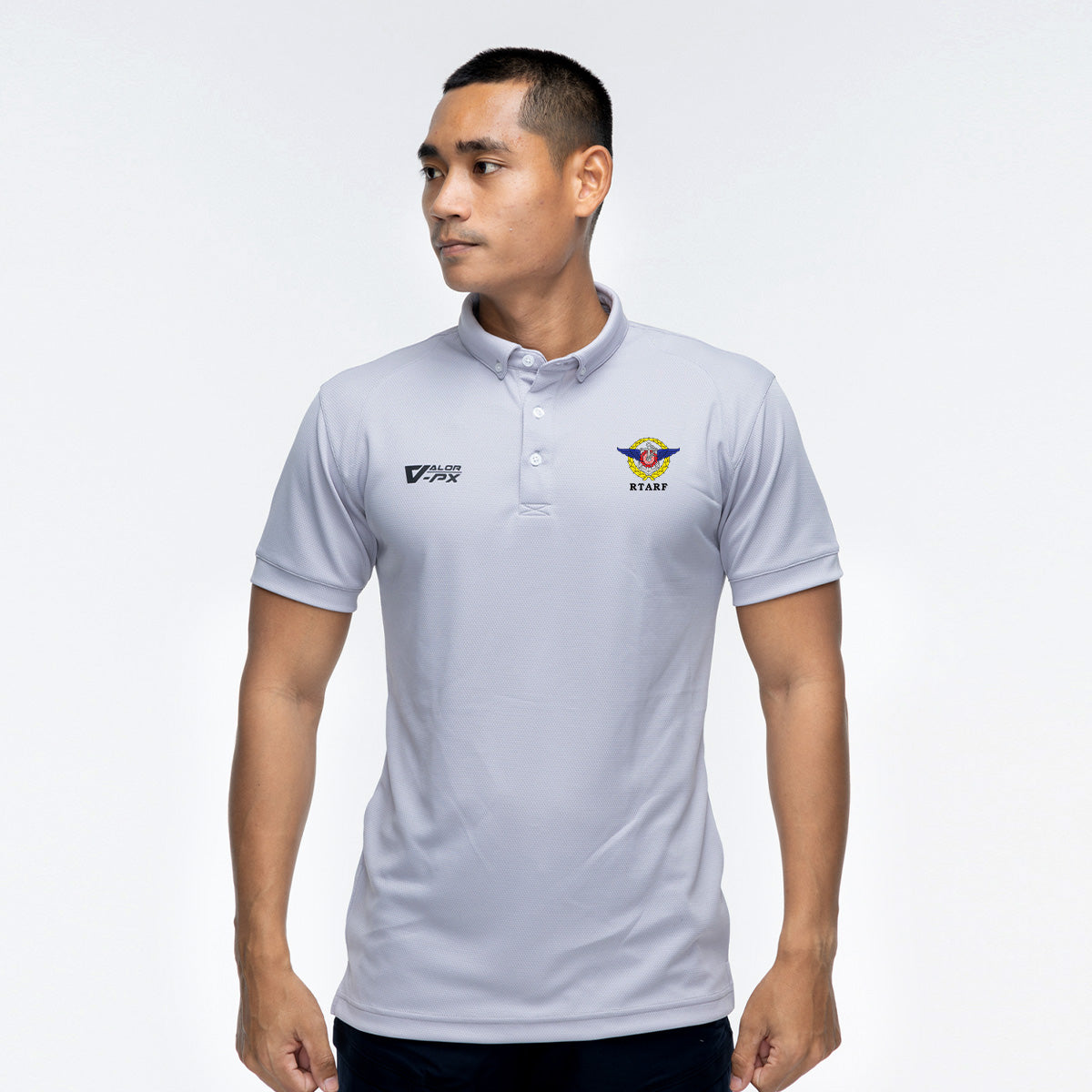 VALOR PX – เสื้อโปโล กองบัญชาการกองทัพไทย [สกรีนโลโก้หน่วยงาน ฟรี  I  Logo ภาษาอังกฤษ]