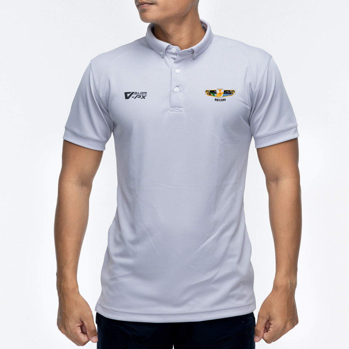 (สกรีนโลโก้ฟรี) หน่วยงานภายใน รีคอน Valor PX เสื้อโปโล Polo Shirt