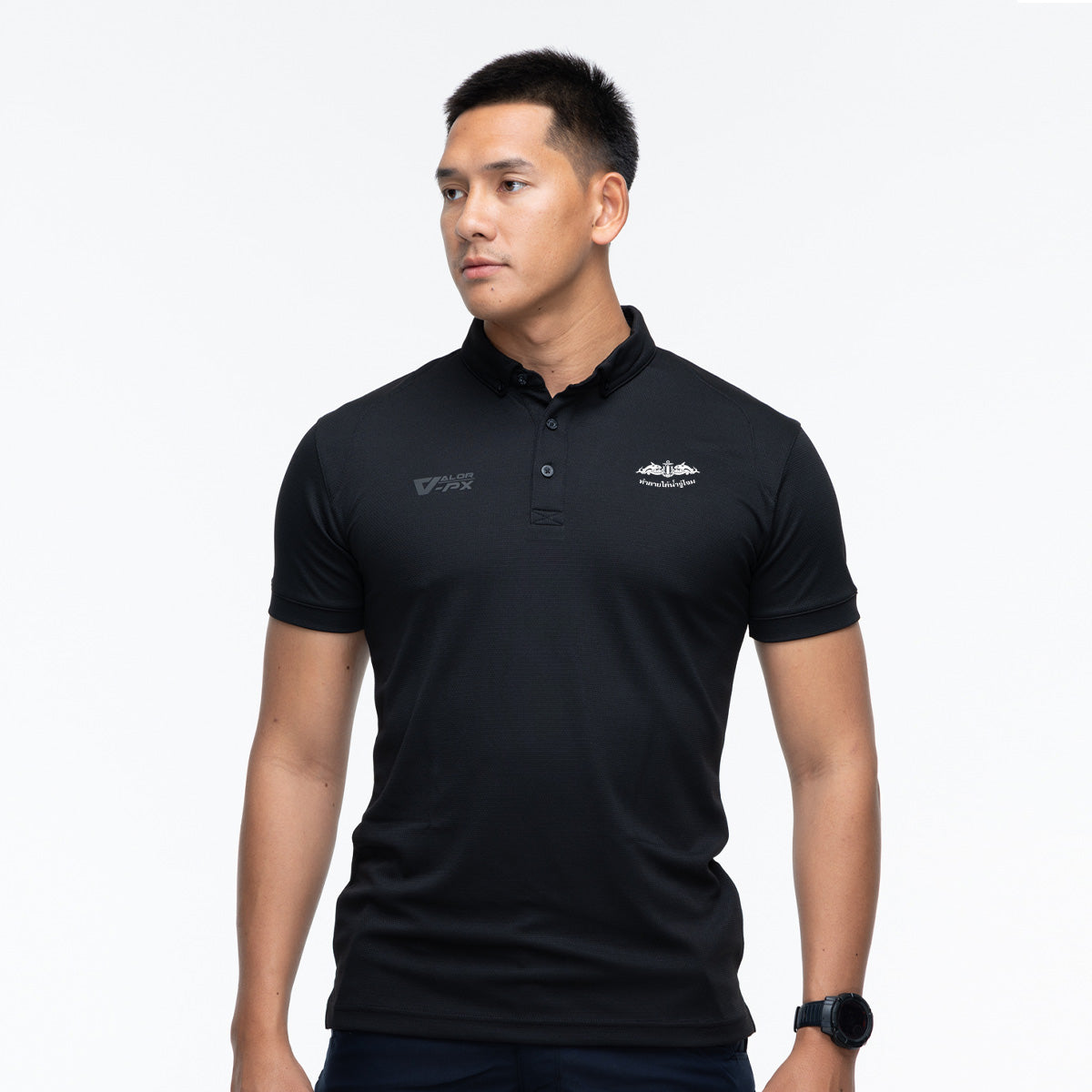 เสื้อโปโล VALOR PX – เสื้อโปโล หน่วยบัญชาการสงครามพิเศษทางเรือ (SEAL) [สกรีนโลโก้หน่วยงาน  I  ฟรี Logo ภาษาไทย] เสื้อหน่วยงานราชการ