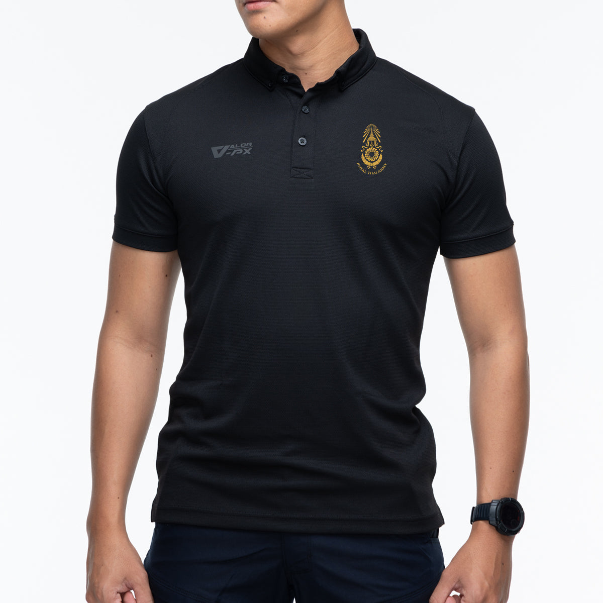 (สกรีนโลโก้ฟรี) หน่วยงานภายใน กองทัพบก Valor PX เสื้อโปโล Polo Shirt