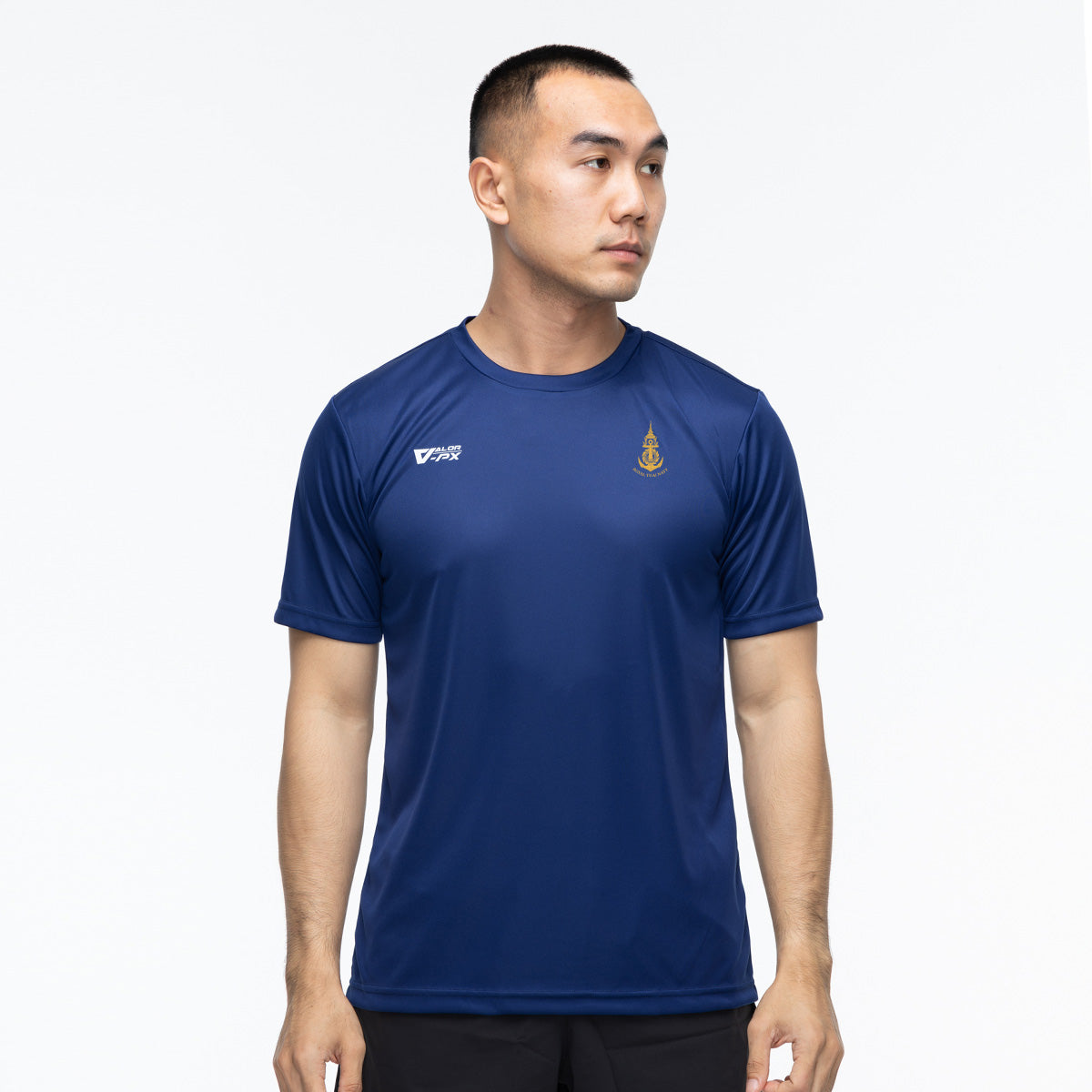 VALOR PX Free logo screen printing - Internal unit, Navy [T-shirt, undershirt]