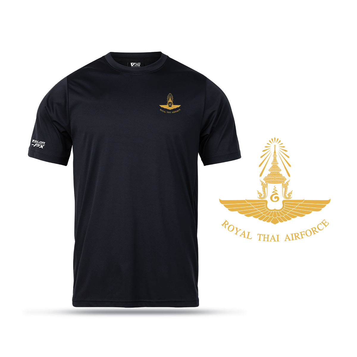 VALOR PX – เสื้อกีฬา กองทัพอากาศ [สกรีนโลโก้หน่วยงาน ฟรี]