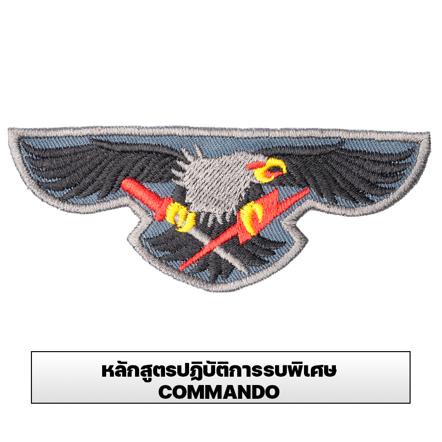 VALOR PX - Embroidered Patch Qualification Badge - Royal Thai Airforce