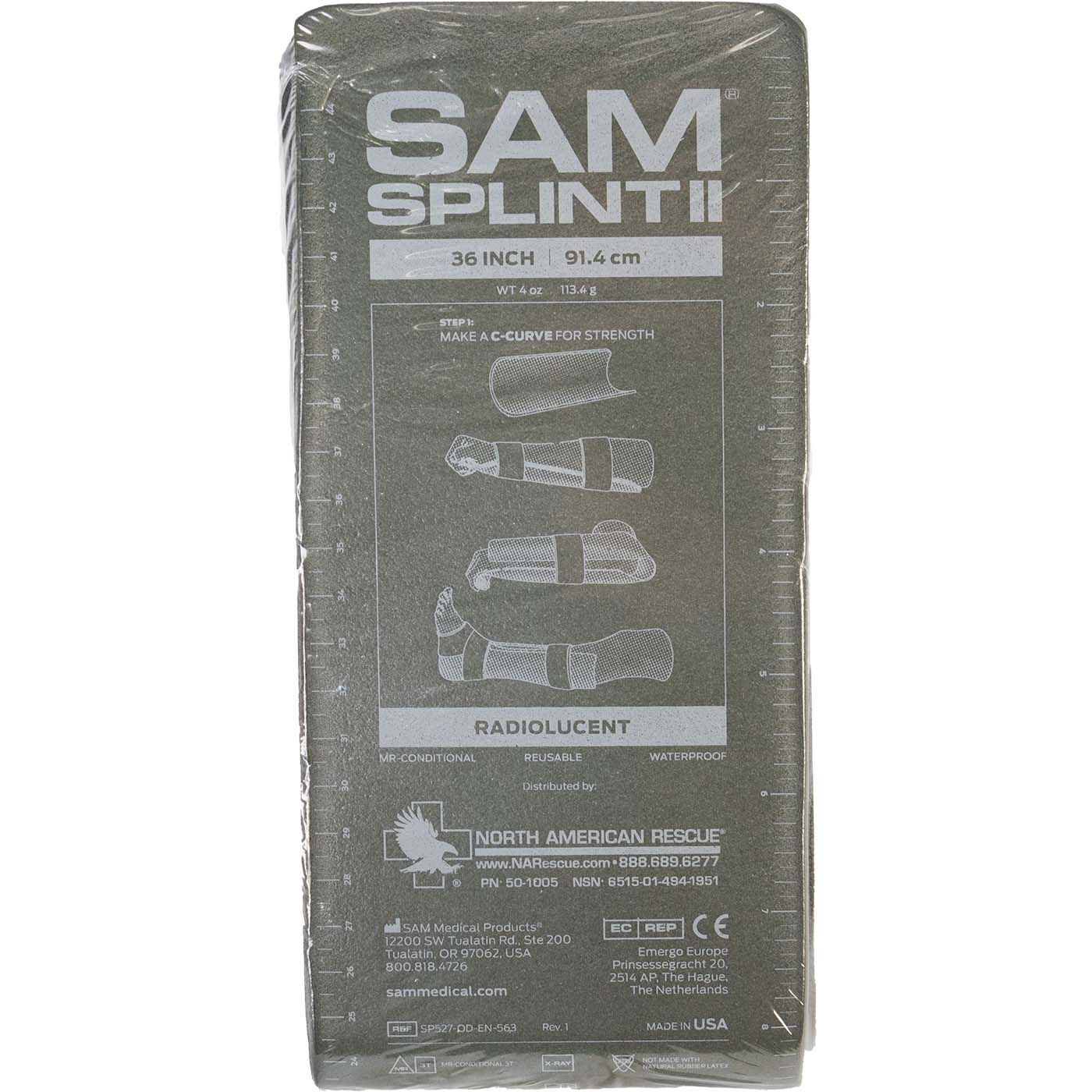 North American Rescue SAM Splint II - Immobilization