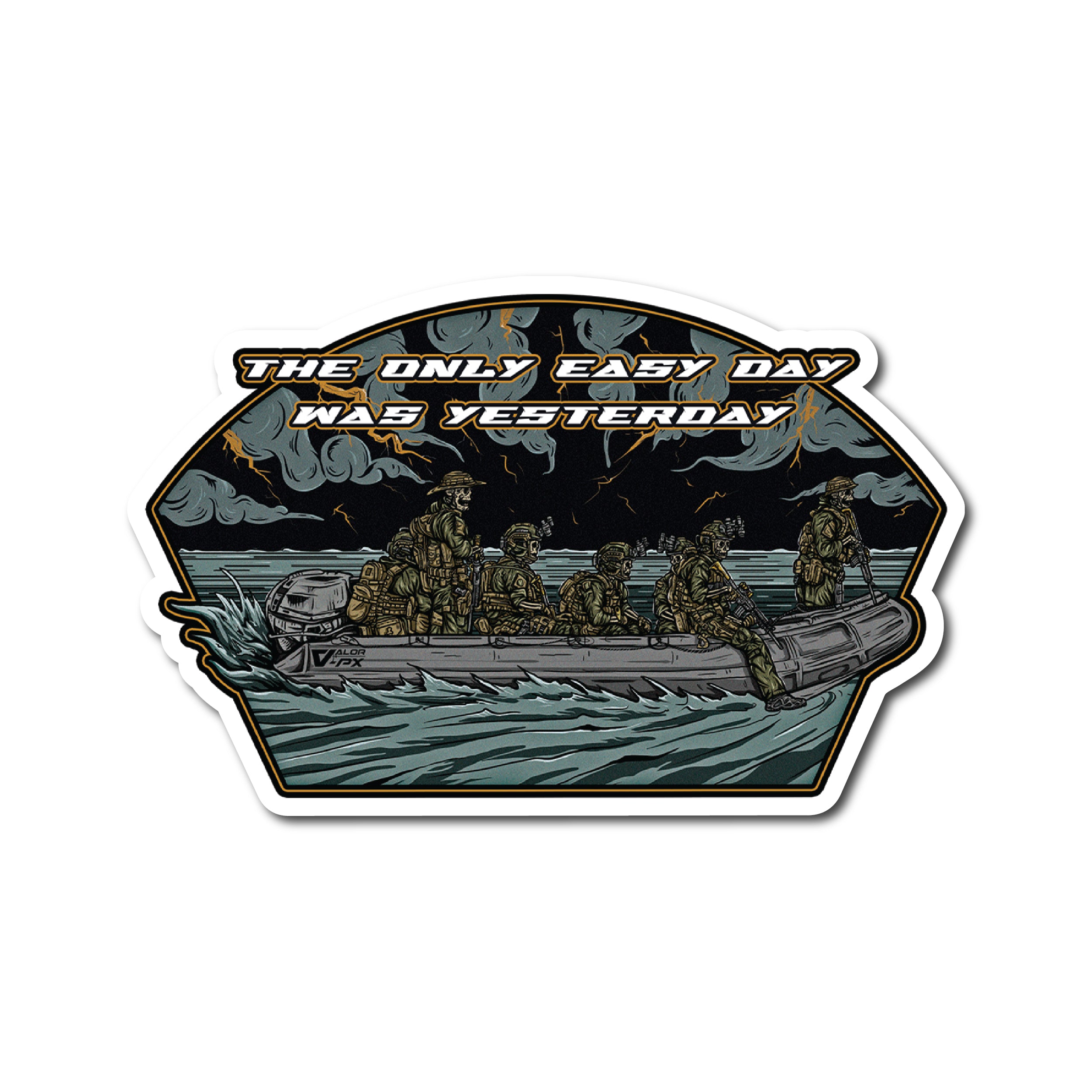 Valor PX Tactical Sticker