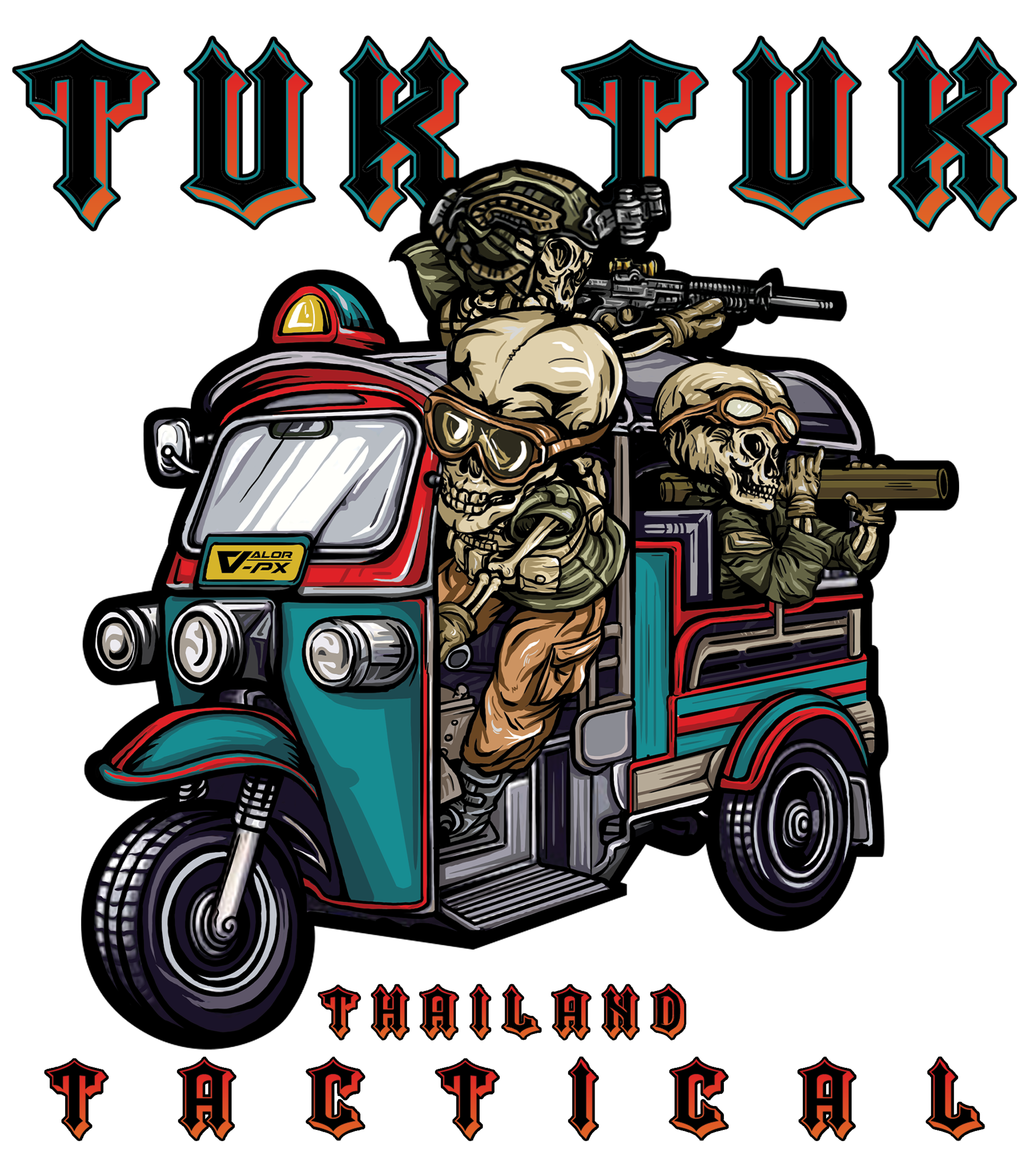 [ซื้อ 1 แถม 1] Valor PX Tuk Tuk T-Shirt