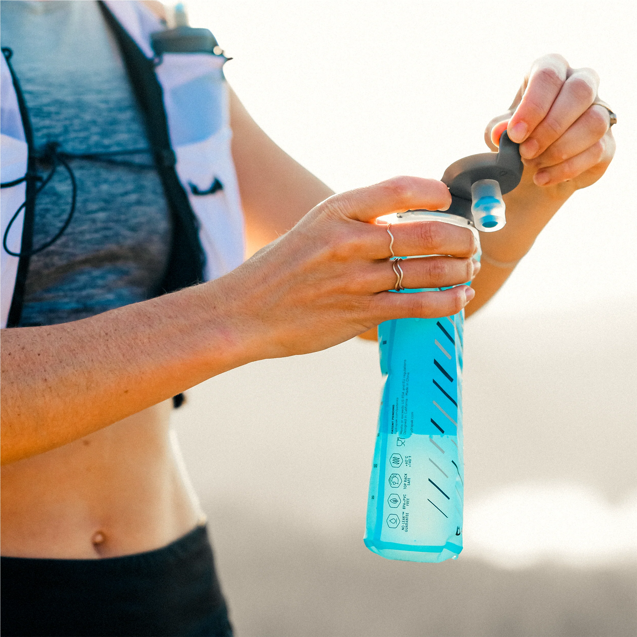 Hydrapak - 500ml Ultraflask Speed (Malibu Blue)